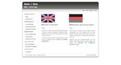 Desktop Screenshot of malte-wetz.de